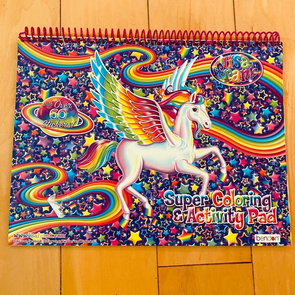 Lot if 3 Lisa Frank coloring books and poster book - Picture 7 of 9